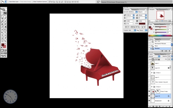 Creation of Piano Notes: Step 31
